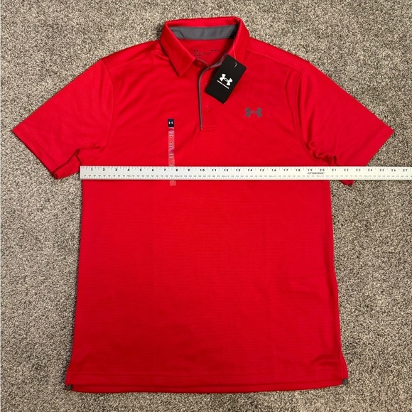 NWT! Under Armour 1290140 Men's UA Tech Performance Loose-Fit Golf Polo Shirt - Picture 7 of 7